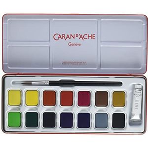 Caran d'Ache Gouache tabletten 15 kleuren