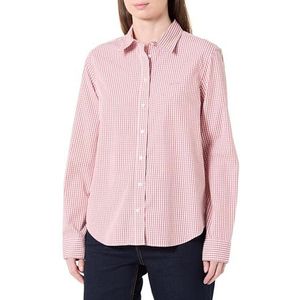 REG POPLIN Gingham Shirt, roze, 40
