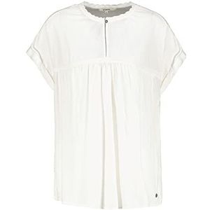 Garcia Damesshirt korte mouw blouse, gebroken wit, M, off-white, M