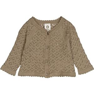 Müsli by Green Cotton Knit Naald Out Cardigan Baby, Cashew, 98 cm