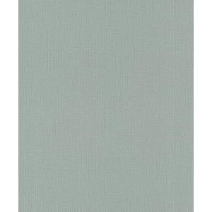 Rasch Behang 312300 - Effen vliesbehang in lichtblauw met gestructureerd oppervlak en geweven look; textiellook - 10,05 m x 0,53 m (l x b)