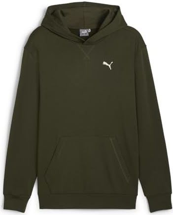 PUMA Hoodie - Pullovers - Dark Olive - 85% Katoen, 15% Polyester