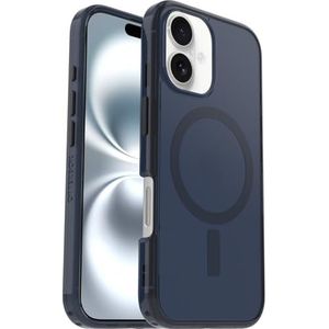 OtterBox Symmetry Series Clear MagSafe doorzichtige hoes voor iPhone 16, schokbestendig, valbestendig, dunne beschermende hoes, 3x getest volgens militaire standaard, Transparent/Blauw