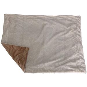 Dehner Honden- en kattendeken Sleepy, ca. 125 x 100 cm, polyester/pluche, beige