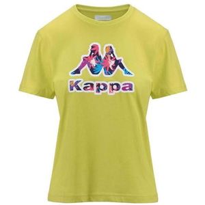 Kappa Grafisch FUJICA, T-shirt, limoengroen, XL, dames