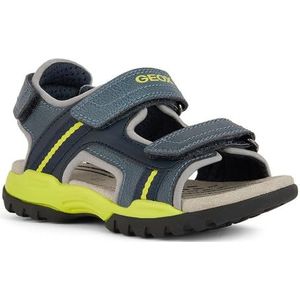 Geox J Borealis Boy A Sandalen voor jongens, Avio Lime, 37 EU