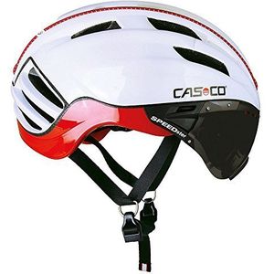 Casco Speedster helm voor volwassenen, wit/rood, 59-63 cm