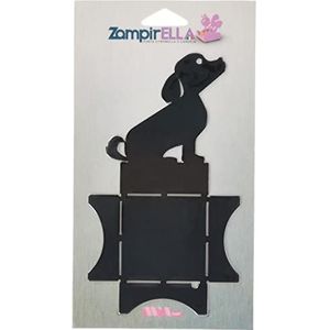 Alubox Zampirella Citronella of kaars hond, zwart, 7 x 11 x 19 cm