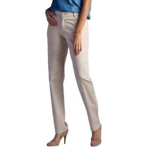 Lee Women's Relaxed Fit All Day Straight Leg Pant, Parchment, 10 Long