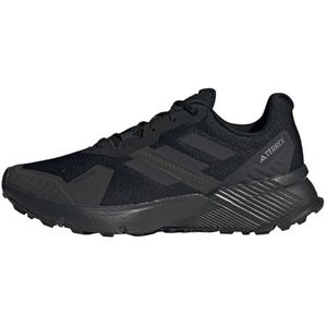 adidas Terrex Soulstride Sneaker voor heren, Core Zwart Carbon Grijs Zes, 49 1/3 EU