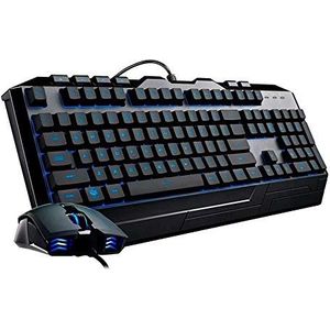 Cooler Master Devastator 3 Gaming Keyboard & Mouse Combo, 7 Kleur Mode LED Backlit, Mediatoetsen, 4 DPI-instellingen, SGB-3000-KKMF1-US