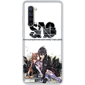 Beschermhoes voor Oppo Reno 4 Manga SAO Sword Art Online wit