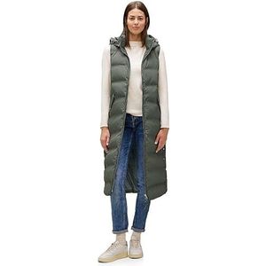 STREET ONE Dames A220194 gewatteerd vest lang, Verdant Green, 36, Verdant green., 36