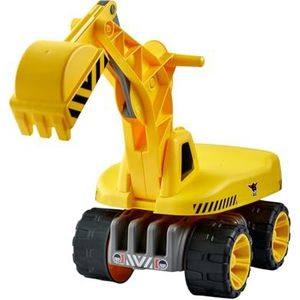 BIG 800055811 - Power Worker Max Digger Graafmachine, geel, tot 50 kg, zithoogte 24 cm, vanaf 3 jaar,meerkleurig
