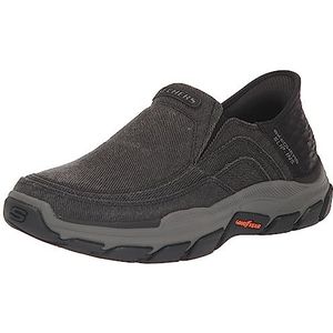 Skechers Respected mocassin voor heren, zwart, 40 EU