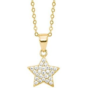 Amor, Dames geelgouden Preciosa ketting, goud, 42-2022919, 42, Goud, Preciosa