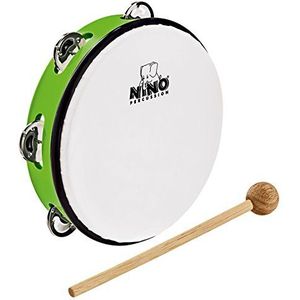 NINO Percussion ABS Tambourine - groen (NINO51GG)