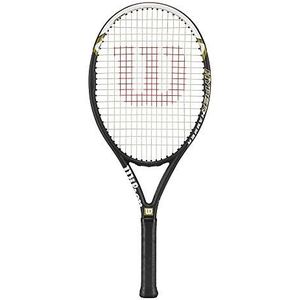 Wilson Hyper Hammer 5.3 Strung Tennis Racket (Zwart/Wit, 4 1/8)