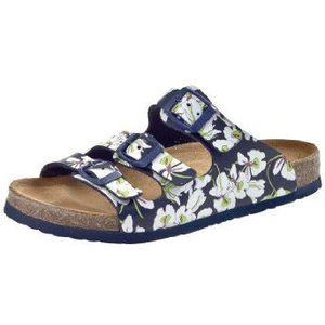 Dr. Brinkmann Dames 700715 slippers, Blauw blauw bont 5, 38 EU