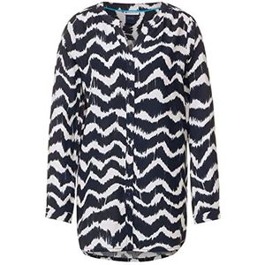 Street One Lange damesblouse, blauw (deep blue), 38