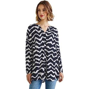 Street One Lange damesblouse, blauw (deep blue), 38