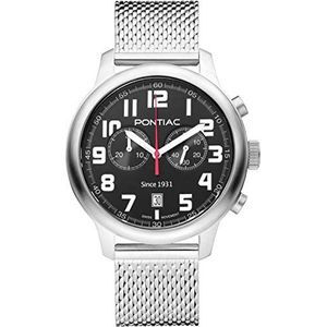 Pontiac Watch P40011M, zilver, armband