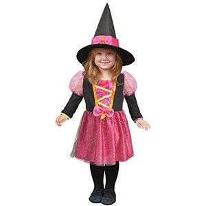 Little Pink Witch costume disguise fancy dress baby (Size 2-3 years)