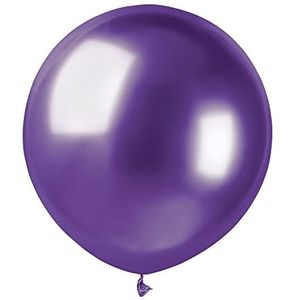 Envelop 25 metallic ballonnen, natuurlijke latex, premium kwaliteit G150 (Ø 48 cm, lila-metallic