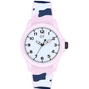 Cool Time Kids polshorloge met kunststof armband, roze, Eén maat, modern