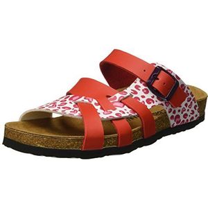 Dr. Brinkmann Dames 700907 slippers, Meerkleurig bont, 36 EU