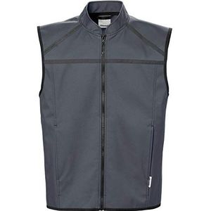 FRISTADS Softshell Jacket Fusion mouwloze kleur donkergrijs Gr. M 100% polyester