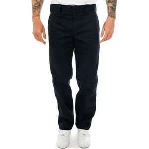 Dickies Slim Straight-Fit Werkbroek voor heren, Blauw (Donker marine), 33W / 30L