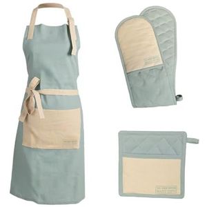 Emily ︎s Check kookpet keukenschort ovenhandschoen voor kinderen