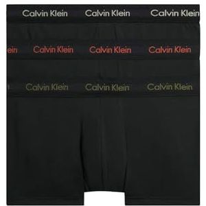 Calvin Klein Heren Low Rise Trunk, Marron, Skyway, True Nv W/Wt Wbs, XS