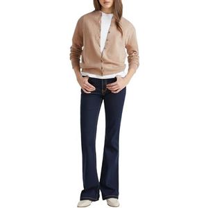 United Colors of Benetton Gebreide damesjas, Beige 562 V3, L