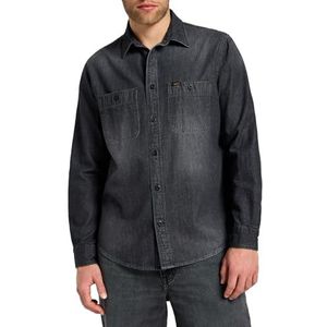 Lee Worker Shirt 2.0 hemd voor heren, Graniet Wash, S