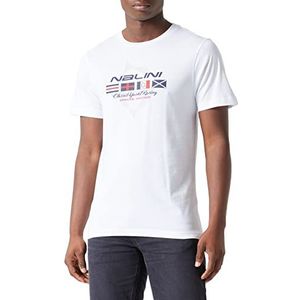 Nalini T-shirt voor heren, Wit, S