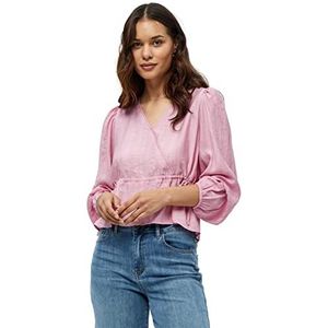 Desires Astra blouse met lange mouwen | roze blouses voor dames VK | lente dames tops | maat XS