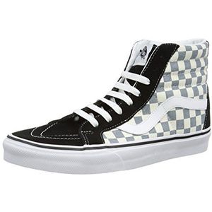 Vans Sk8-hi Checker Sneaker voor volwassenen, uniseks, Multicolor Checkerboard Zwart, 47 EU