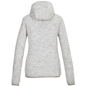 G.I.G.A. DX dames Gebreid fleecejack/fleecejack met capuchon GW 52 WMN KNTFLC JCKT, gebrochenes weiss, 50, 42233-000