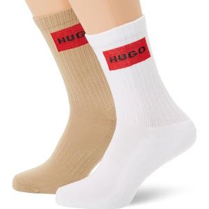 HUGO - Vrijetijdssokken - Medium Beige - Set van 3 - Gebreid