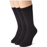 DIM - Set van 3 Paar Kousen - Mêlee Antraciet - Katoen