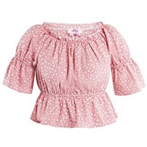 UCY Damesblouse met hartjesprint 12123035-UC01, roze, XL, roze, XL