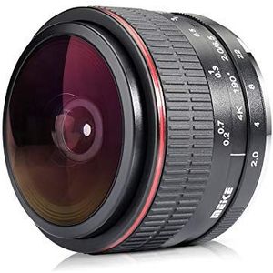 Meike Optics MK 6,5mm f2.0 Fisheye Lens Ultra-groothoek voor Sony E-Mount