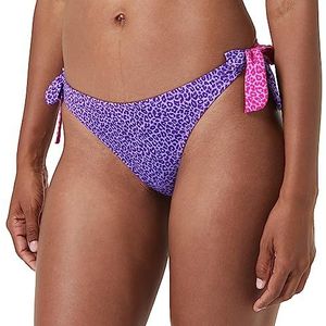 United Colors of Benetton Meereslip 31IU5S02E bikini, meerkleurig, 72F, L dames, meerkleurig diermotief 72f, L