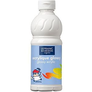 Lefranc & Bourgeois Glossy Kinder - Acrylfarben, 500ml Tube - Weiß