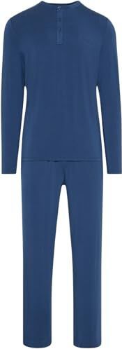 Calvin Klein Underwear - Lange Pyjama - Marineblauw - Katoen