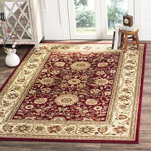 Safavieh traditioneel 5'3"" x 7'6"" rood/ivoorkleurig.