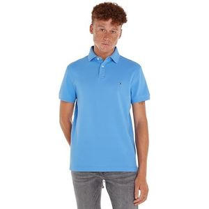 Tommy Hilfiger Heren S/S Polo's, Blauwe spreuk, 3XL grote maten tall
