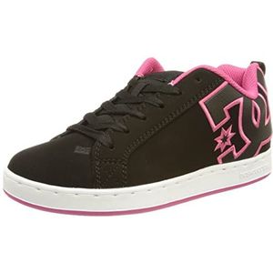 DC Shoes Dames Court Graffik Sneaker, Zwart Roze Stencil, 42 EU